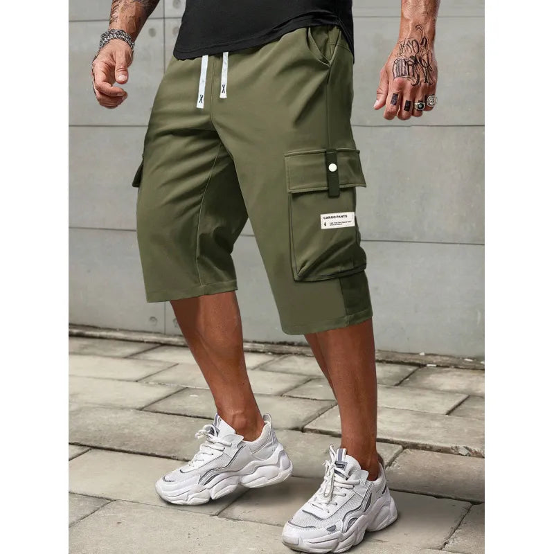 Christopher | Herr Cargoshorts med Dragsko och Sidofickor