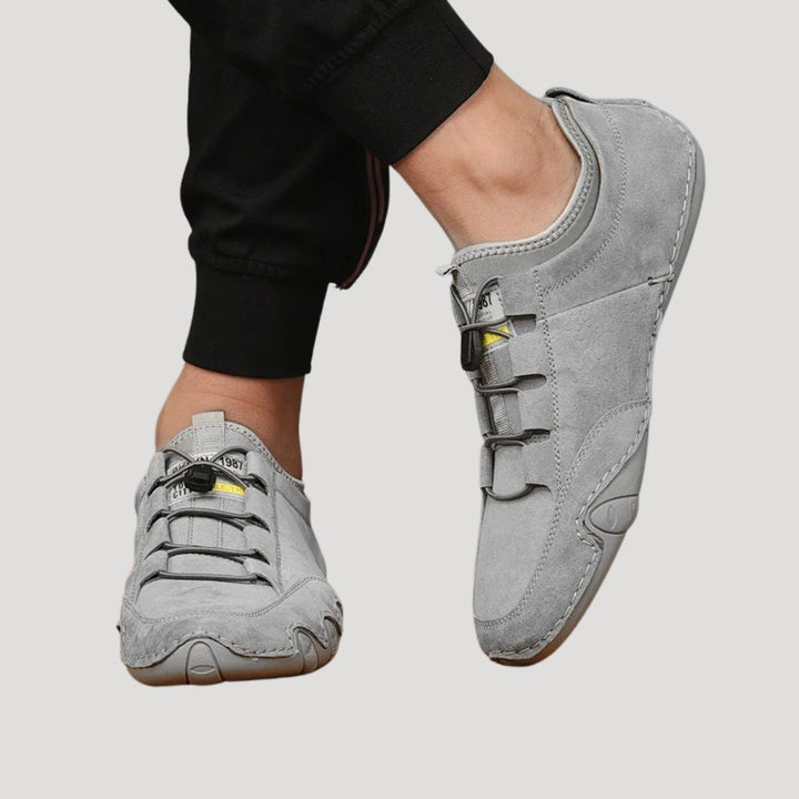 Herr sneakers mockaskor låg profil slip on fritidsskor bekväma