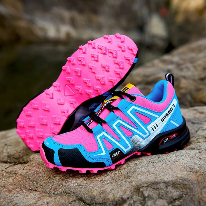Piper | Dames sneakers met profielzool en vetersluiting