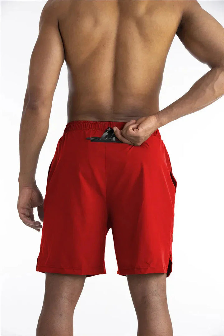 2-i-1 herrsportshorts med foder - Freddie