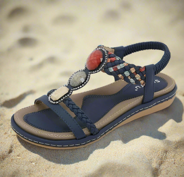 Stiliga platta damsandaler – Claire