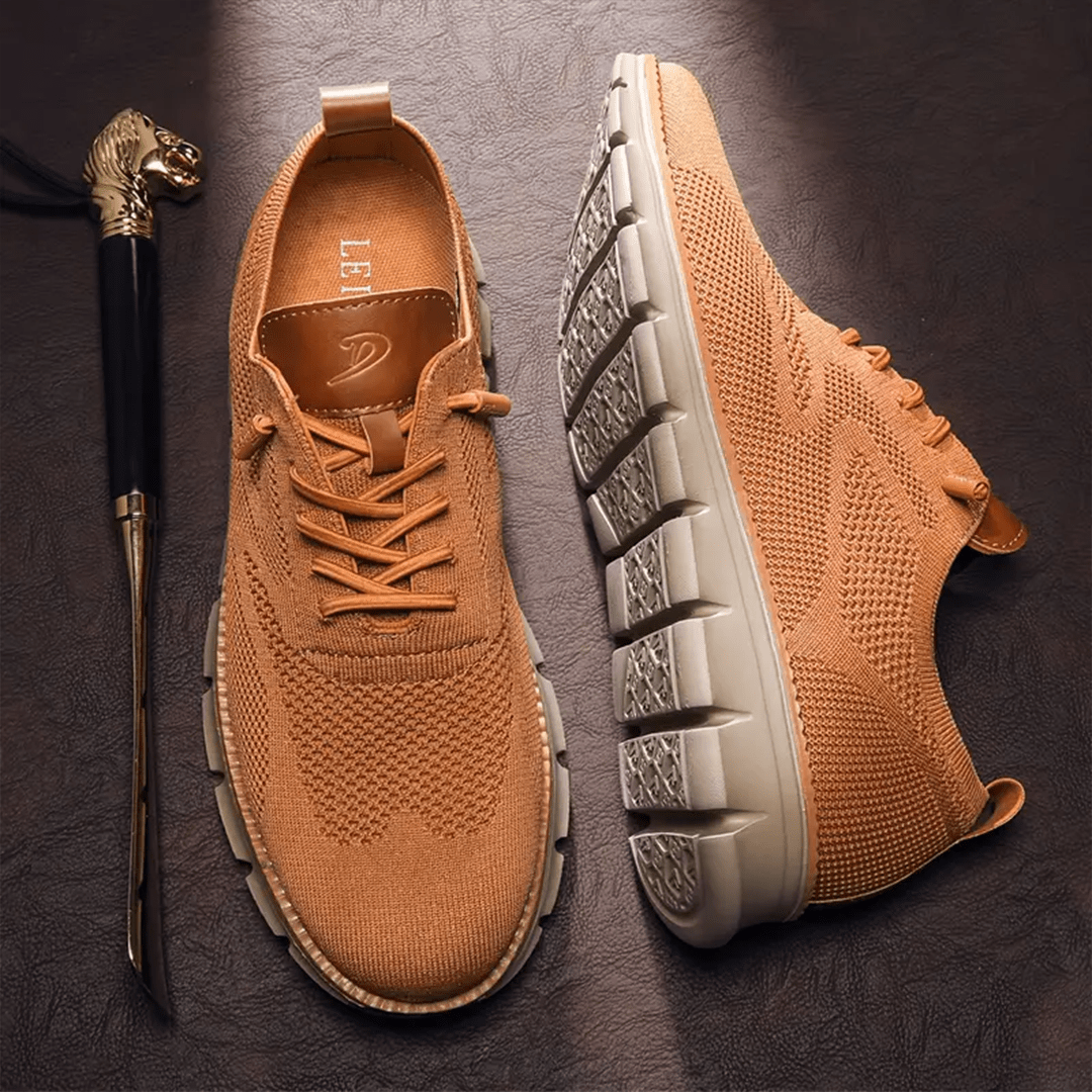 Andningsbara & ultrabra herrsneakers i minimalistisk design – Elias