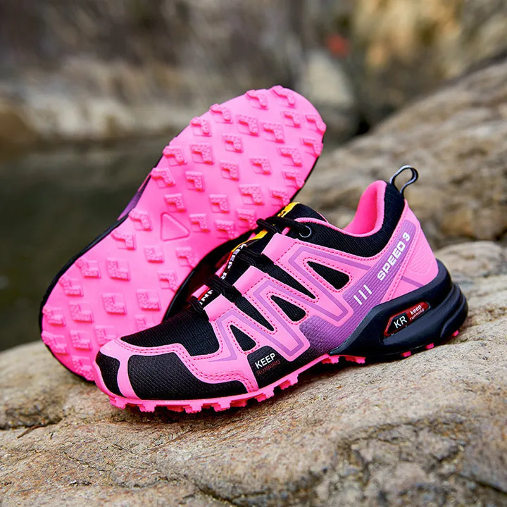 Piper | Dames sneakers met profielzool en vetersluiting