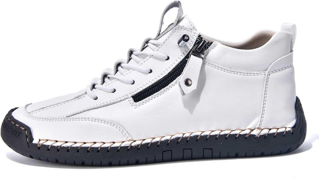 Läder mellanhöga sneakerskängor – Andreas Oktoberfest 2026