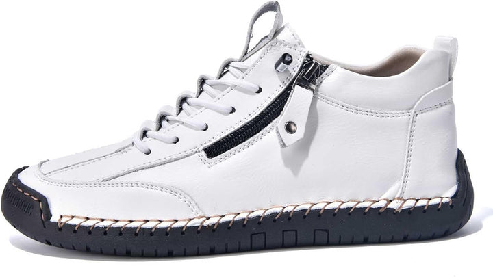 Läder mellanhöga sneakerskängor – Andreas Oktoberfest 2026