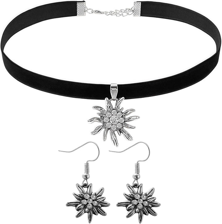 Damernas Edelweiss-smyckeset – AlpenLiebe Oktoberfest 2026