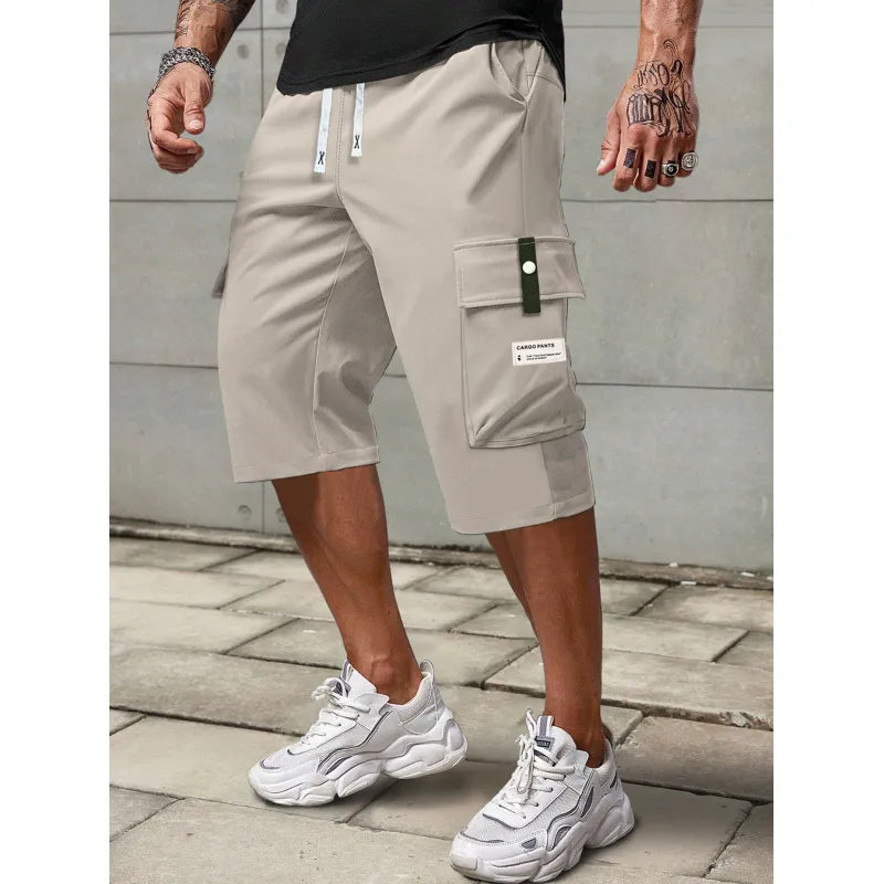Christopher | Herr Cargoshorts med Dragsko och Sidofickor