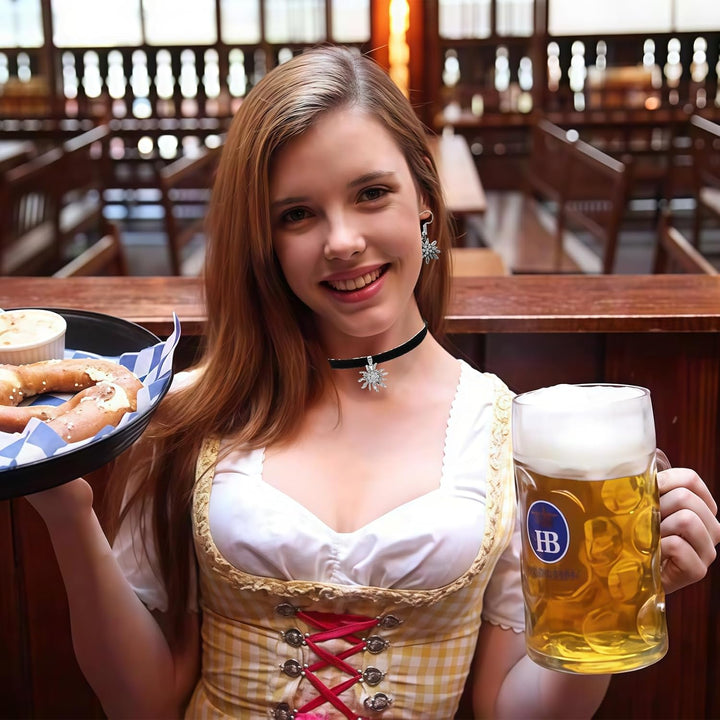 Damernas Edelweiss-smyckeset – AlpenLiebe Oktoberfest 2026