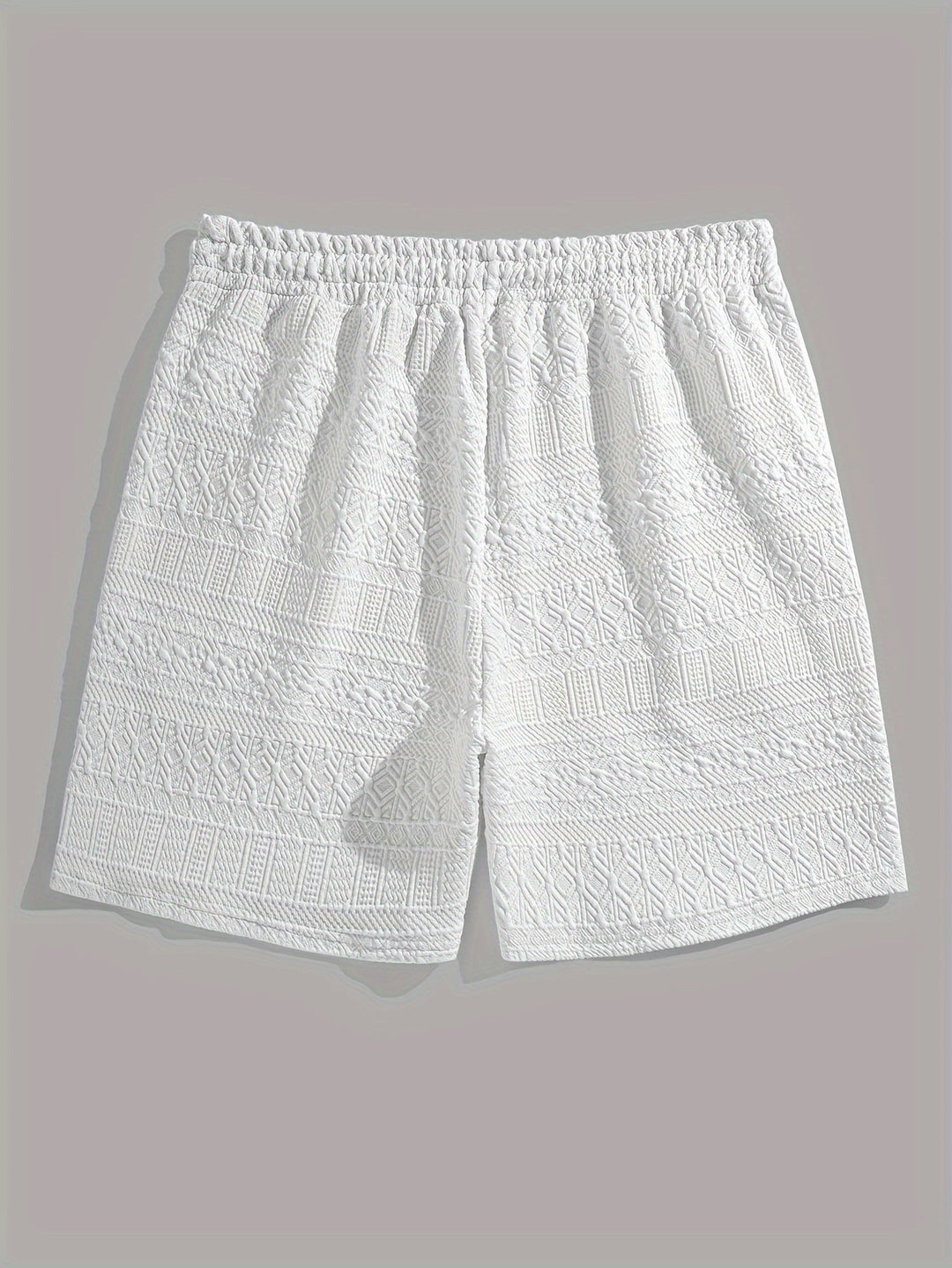 Sommarshorts för herrar, enkel stil med dragsko för komfort - Finn