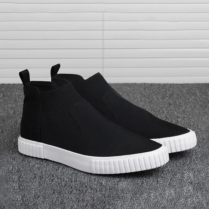 Herrarnas canvas-sneakers med högt skaft – Lennard höstutgåva