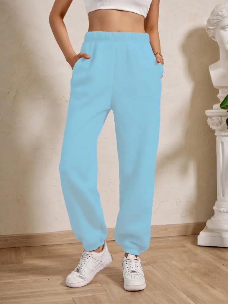 Adele Sweatpants | Mysiga vinterbyxor med resår för damer