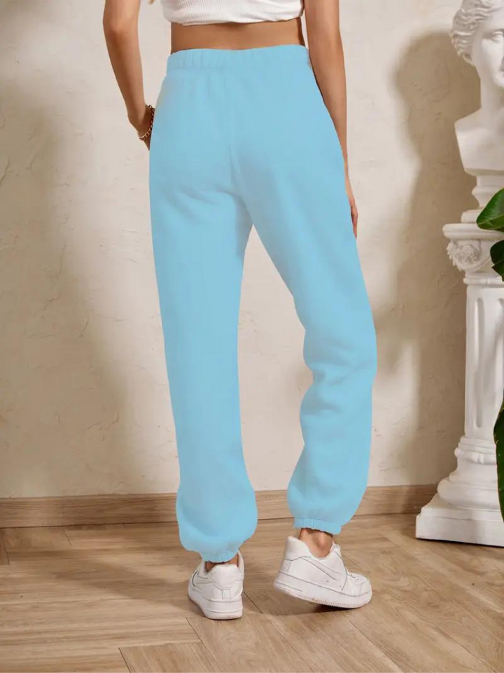 Adele Sweatpants | Mysiga vinterbyxor med resår för damer