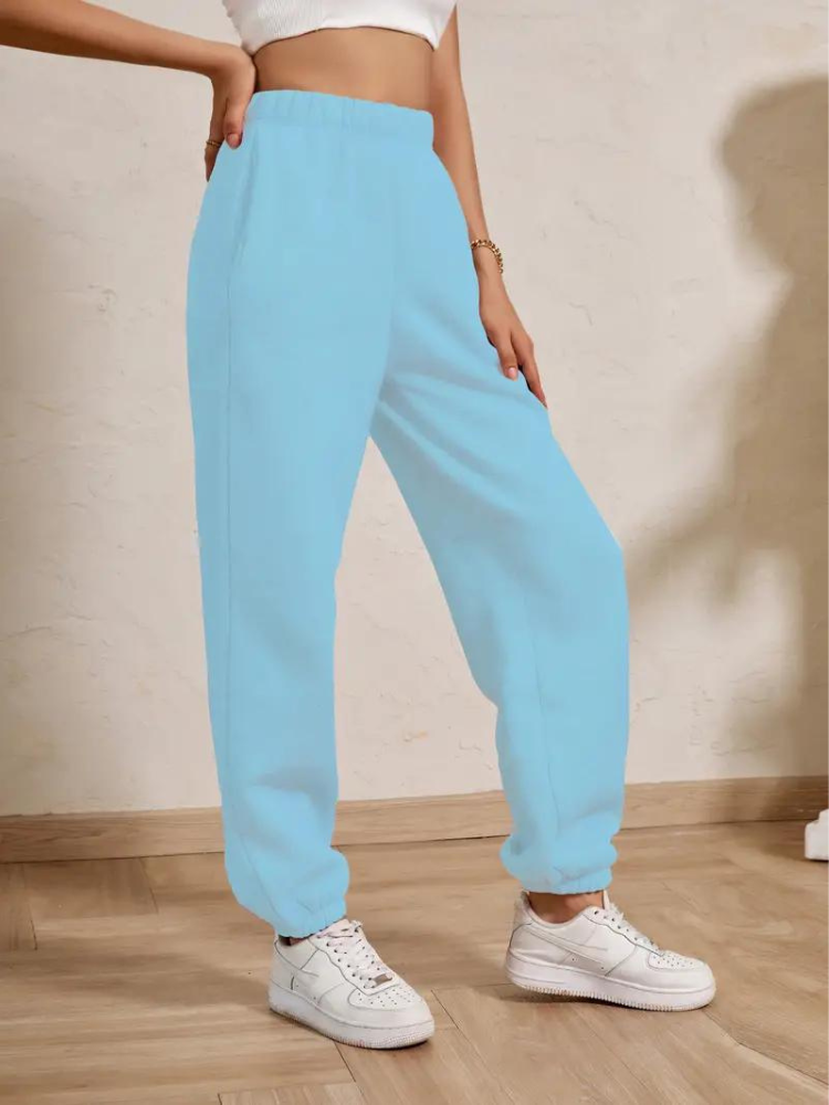 Adele Sweatpants | Mysiga vinterbyxor med resår för damer