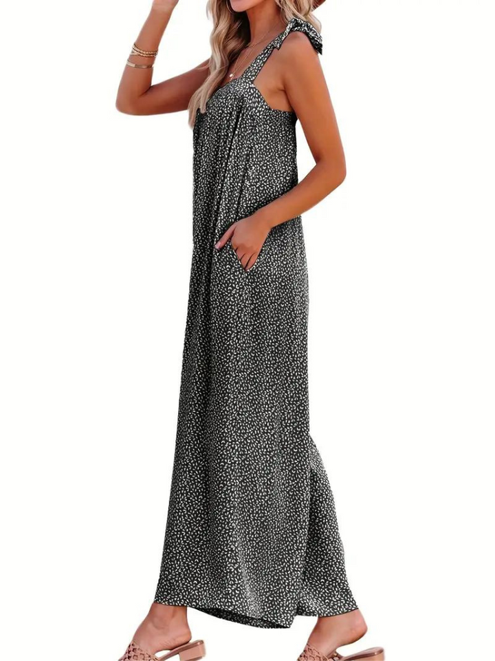 Aino Jumpsuit | Ärmlös Jumpsuit med vida ben