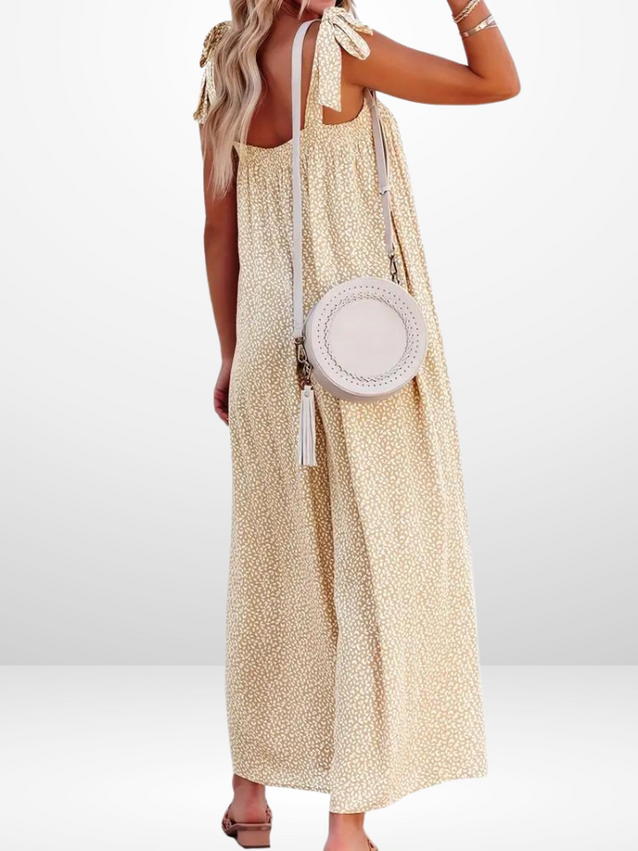 Aino Jumpsuit | Ärmlös Jumpsuit med vida ben
