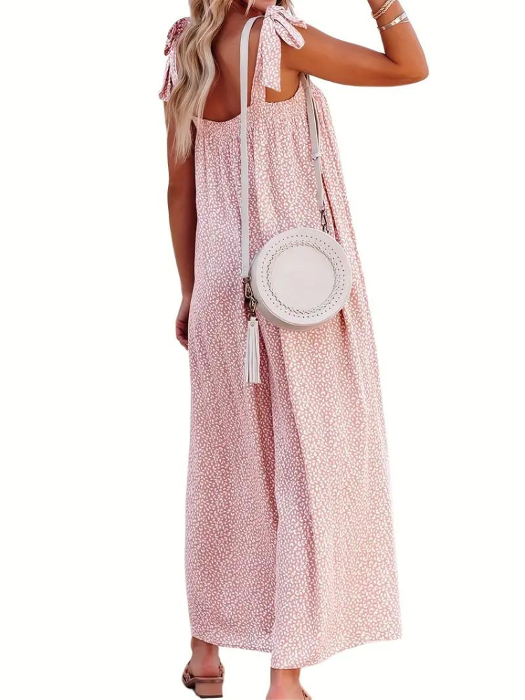 Aino Jumpsuit | Ärmlös Jumpsuit med vida ben