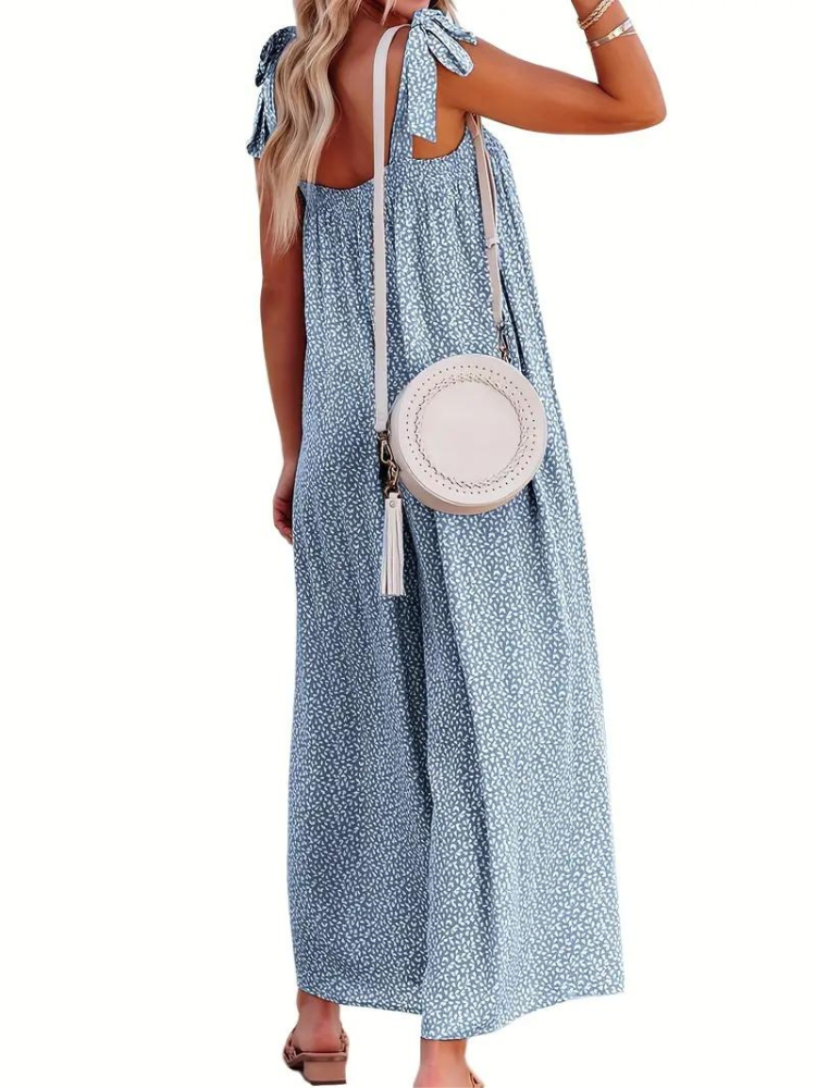 Aino Jumpsuit | Ärmlös Jumpsuit med vida ben