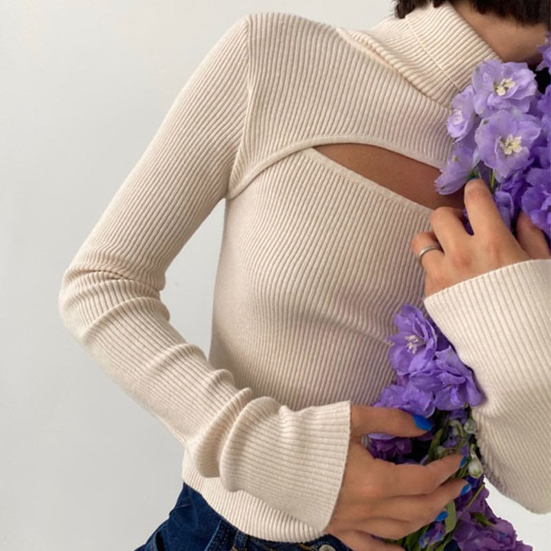Alison topp | elegant och sexig split