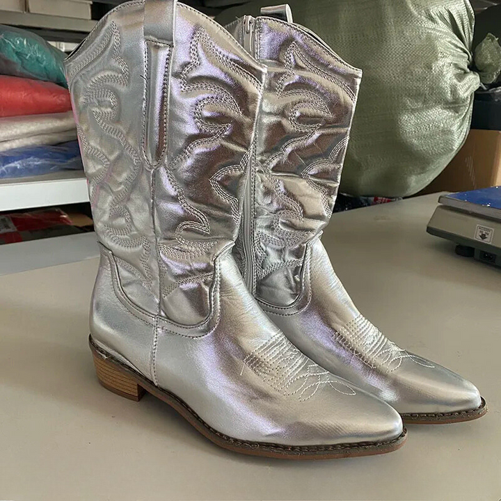 Angela Cowboy Stövlar | Western stövlar med dragkedja för kvinnor