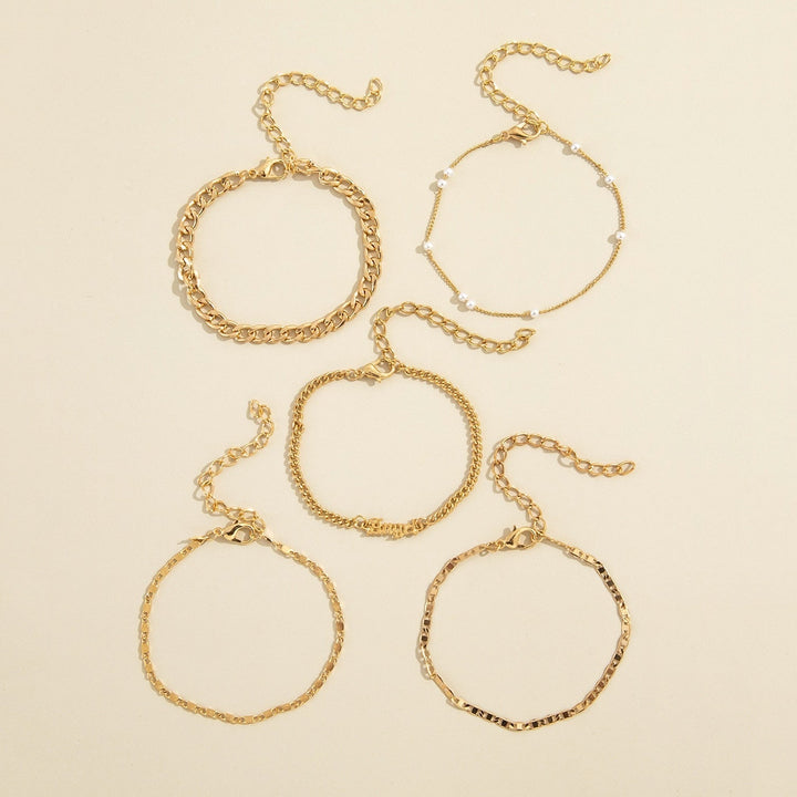 Armbandsset – Silver – Guld – Armband för kvinnor – Dam smycken