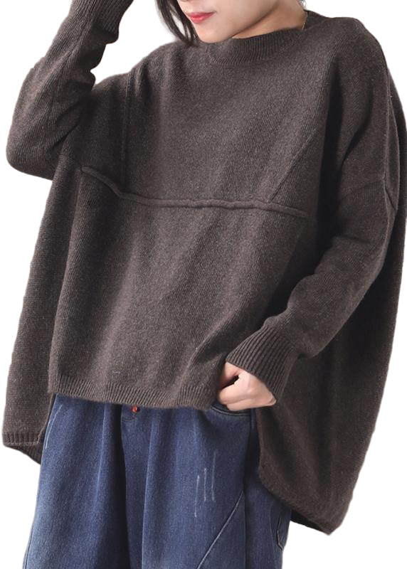 Kvinnors Asymmetrisk Topp i Vintage Stil - Bekväm och Elegant