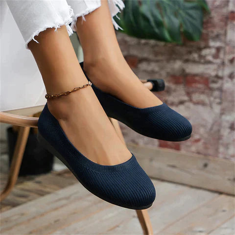 Ballerinaskor - Platta ortopediska sommarskor med slip-on för kvinnor