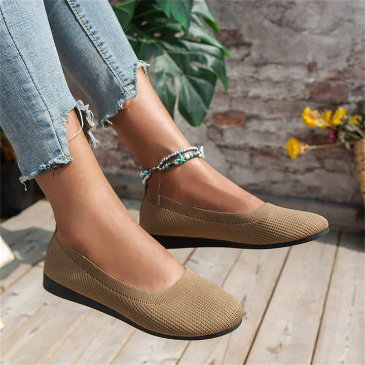 Ballerinaskor - Platta ortopediska sommarskor med slip-on för kvinnor