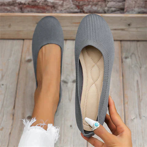 Ballerinaskor - Platta ortopediska sommarskor med slip-on för kvinnor