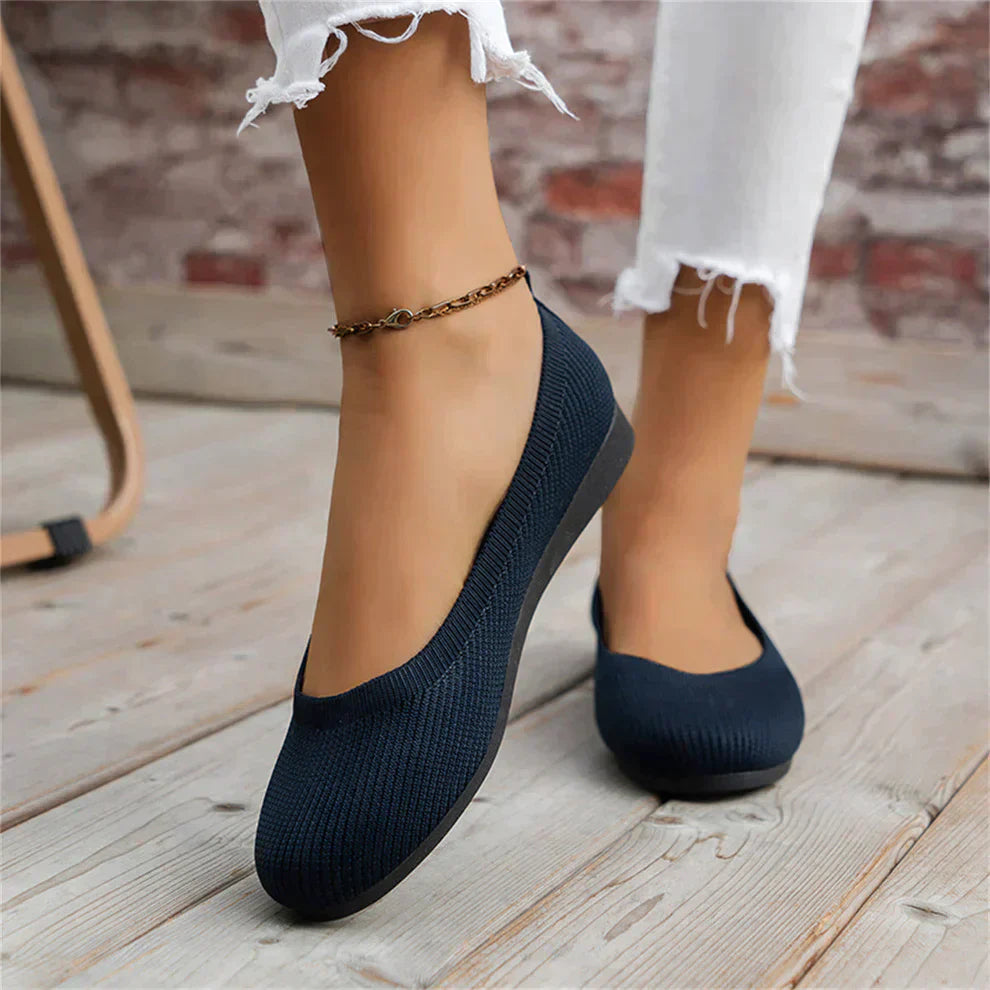 Ballerinaskor - Platta ortopediska sommarskor med slip-on för kvinnor