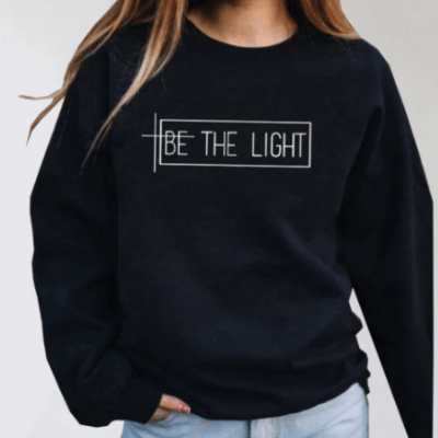 Be the Light Damtröja – Inspirerande och Bekväm