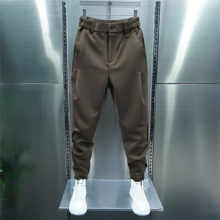 Mäns Casual Chinobyxor i Beige för Modern Stil