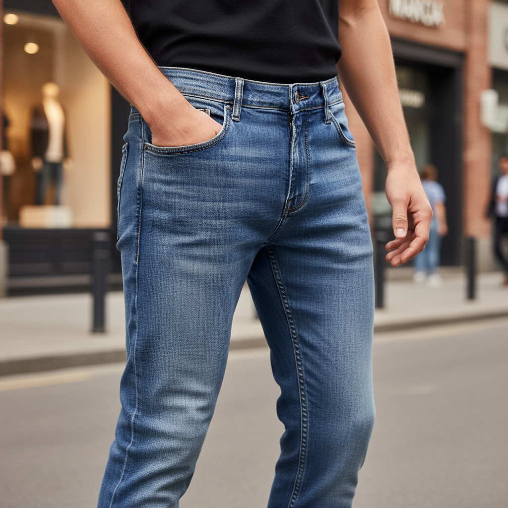 Bekväma denimbyxor - Tobias
