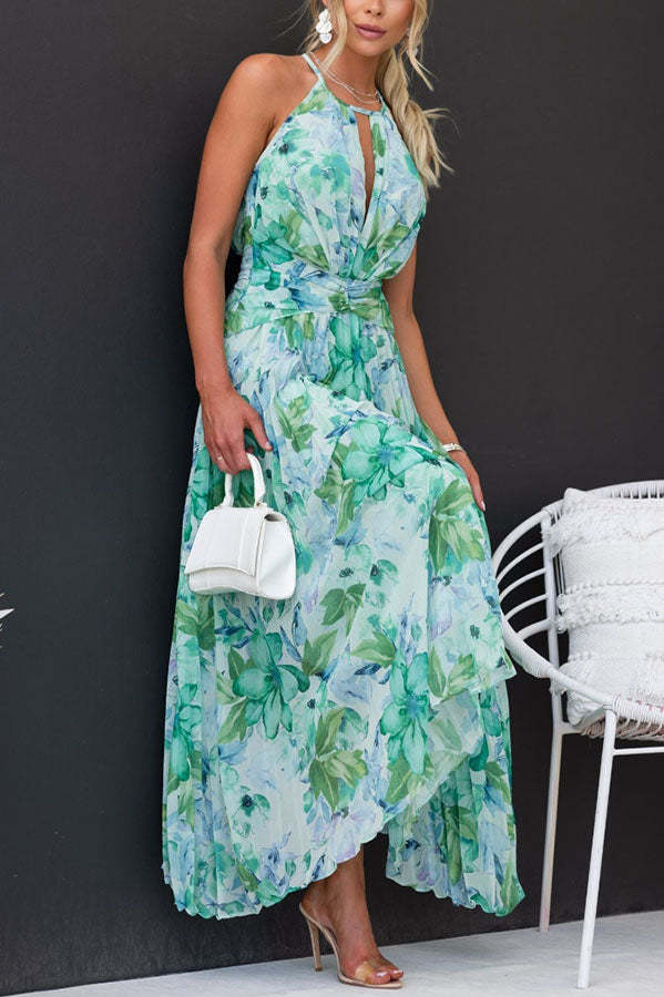 Blommig klänning | Elegant | Maxiklänning | Cocktailklänning | Sommarklänning