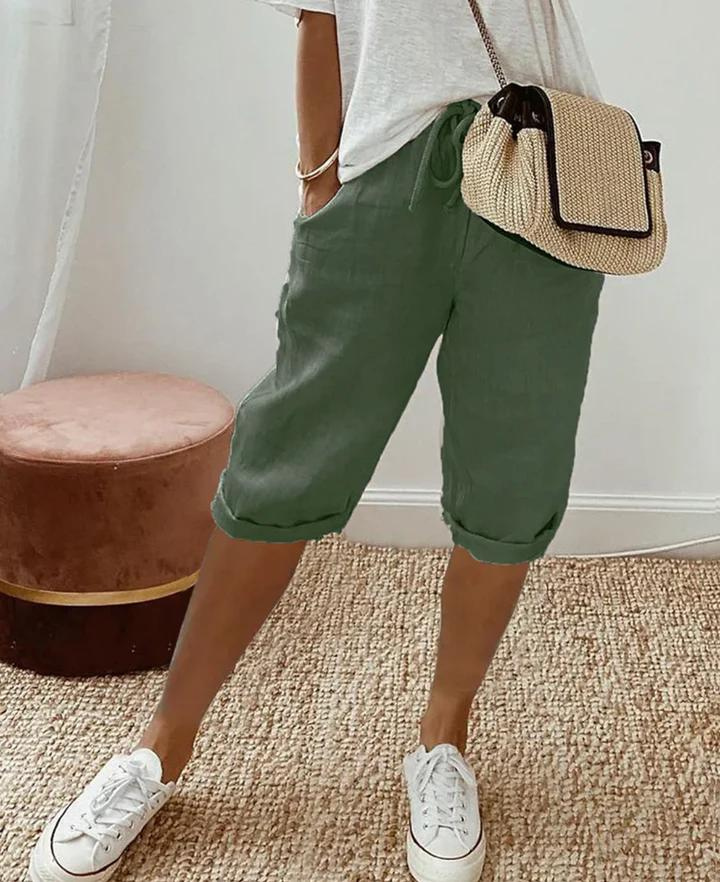 Bomullsshorts för kvinnor