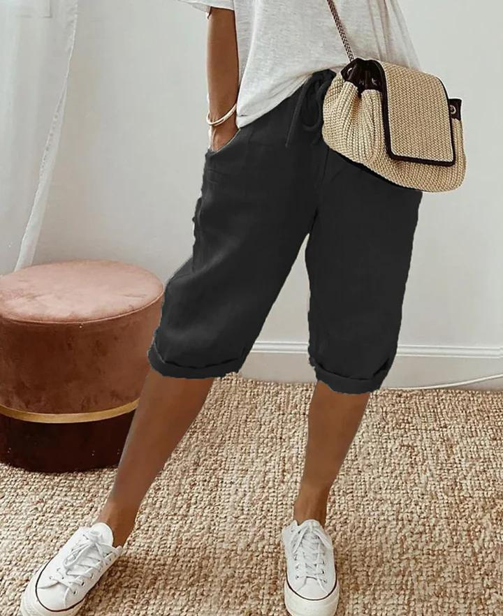 Bomullsshorts för kvinnor