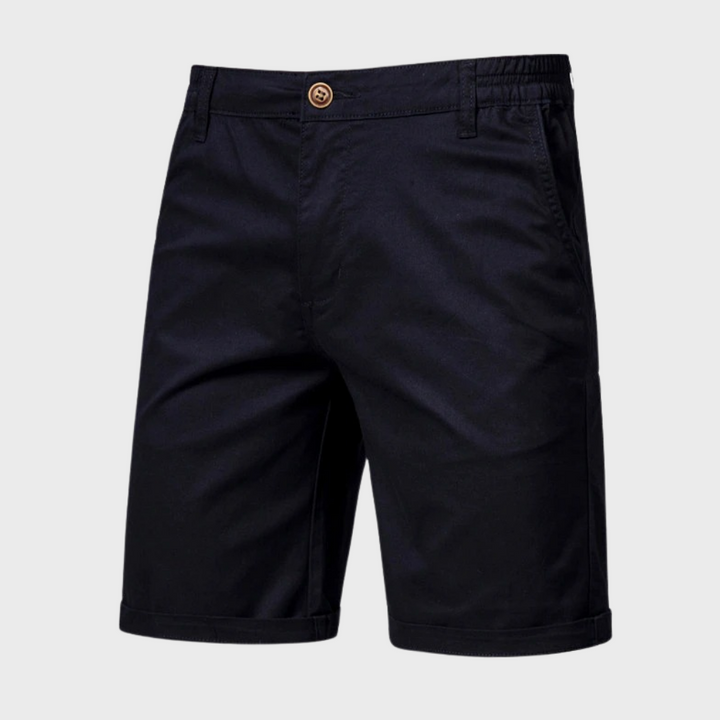 Avslappnade shorts för herr i bomull – Luca