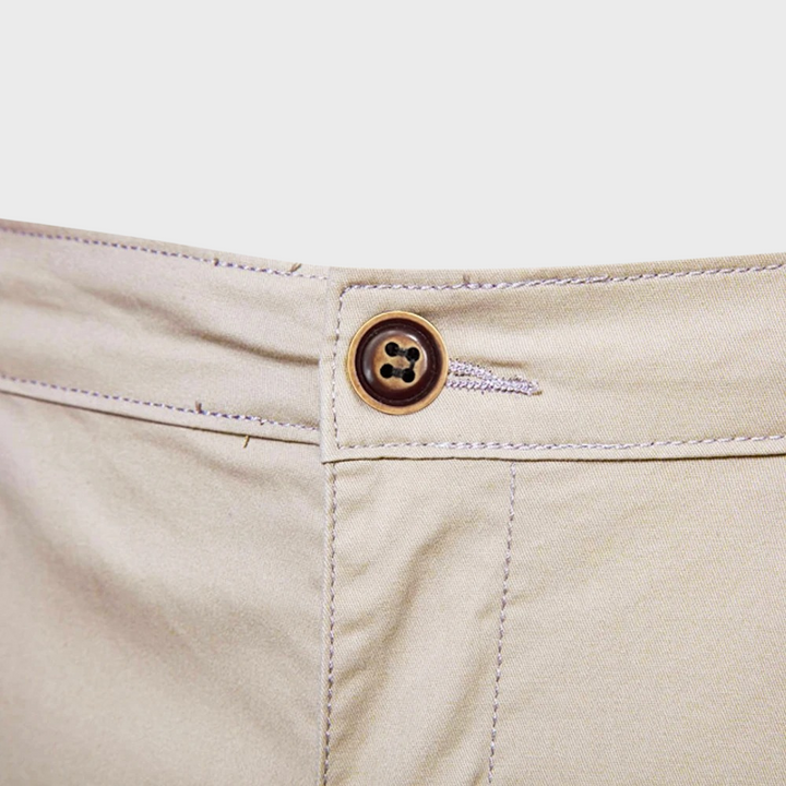 Avslappnade shorts för herr i bomull – Luca