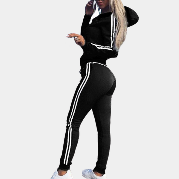 Höstlig 2-delad joggingdräkt för damer - Sienna