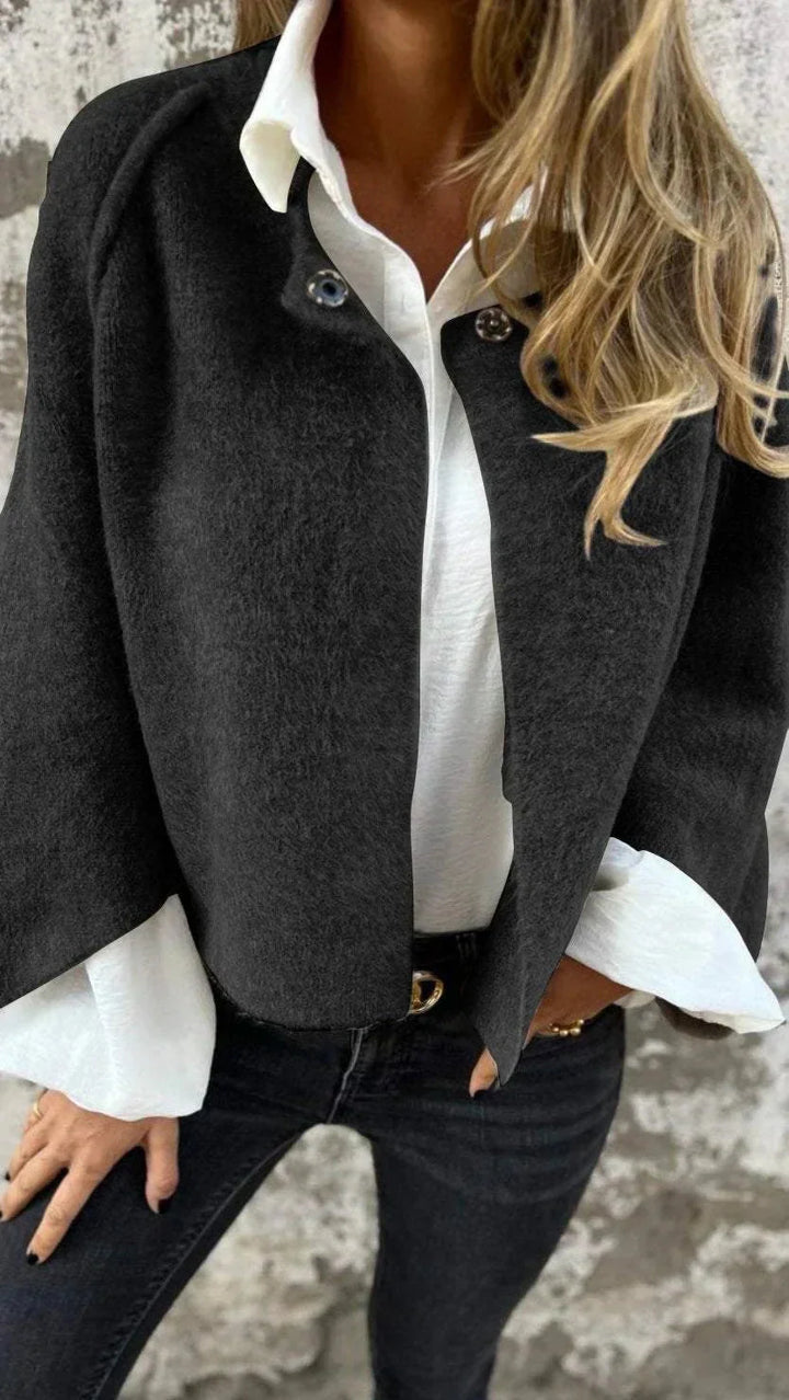 Cardiganjacka - Lös passform - Ull - Stickad cardigan - Damkläder