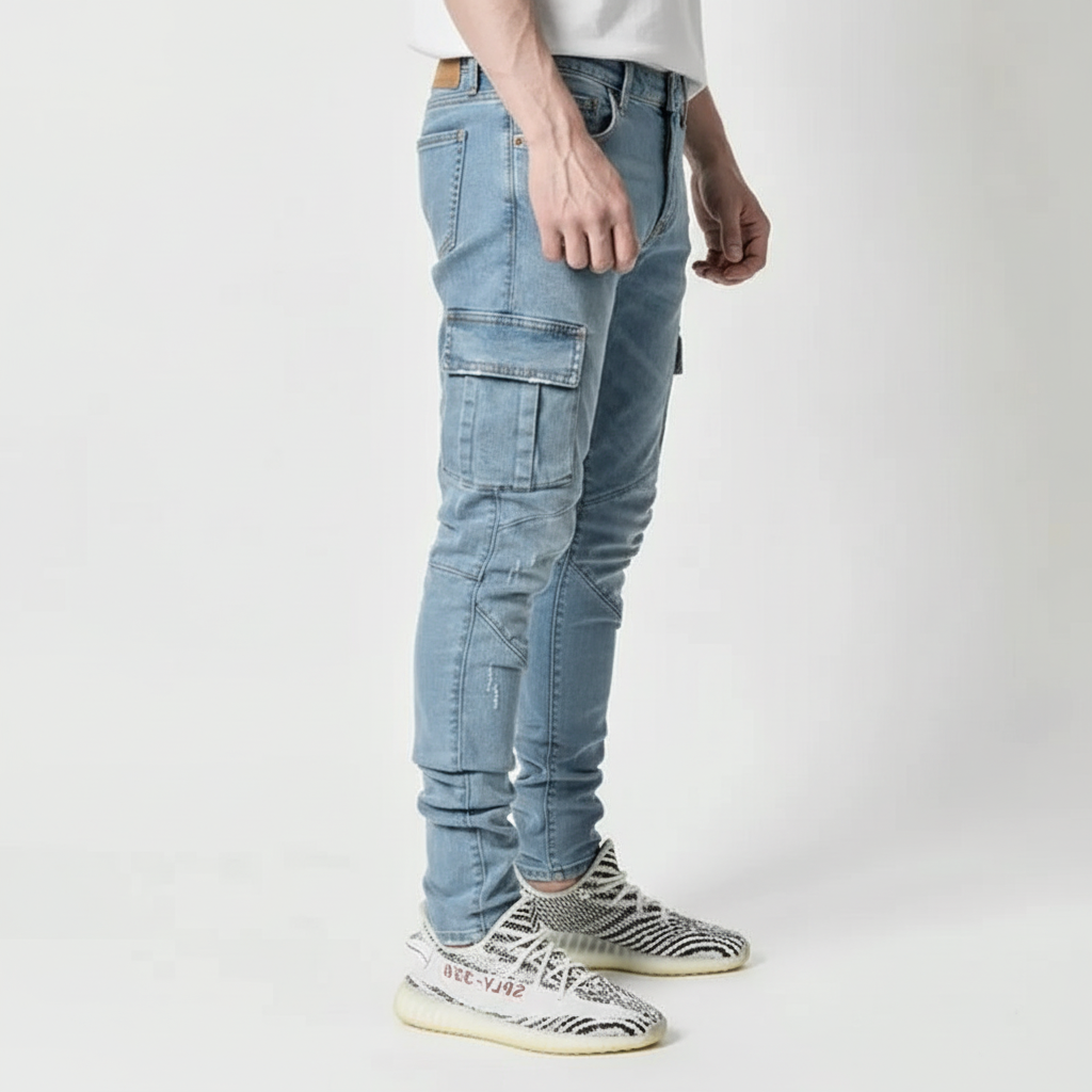 Cargo-jeans med fickor - Trevor