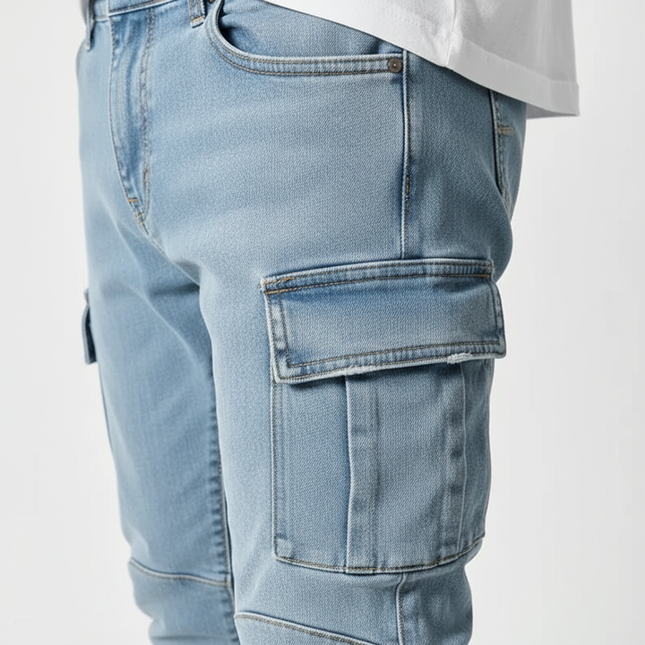 Cargo-jeans med fickor - Trevor