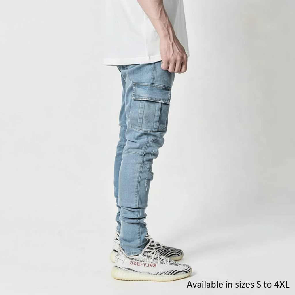 Cargo-jeans med fickor - Trevor
