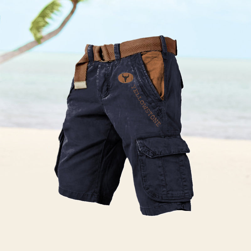 Cargo-shorts med djupa fickor - Jason