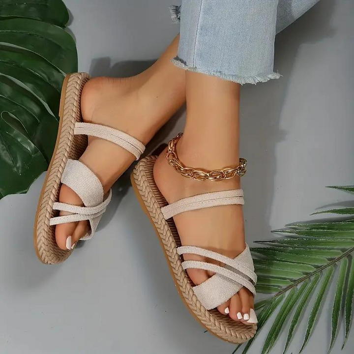 Cassidy Tofflor | Dam Snygga platta sandaler