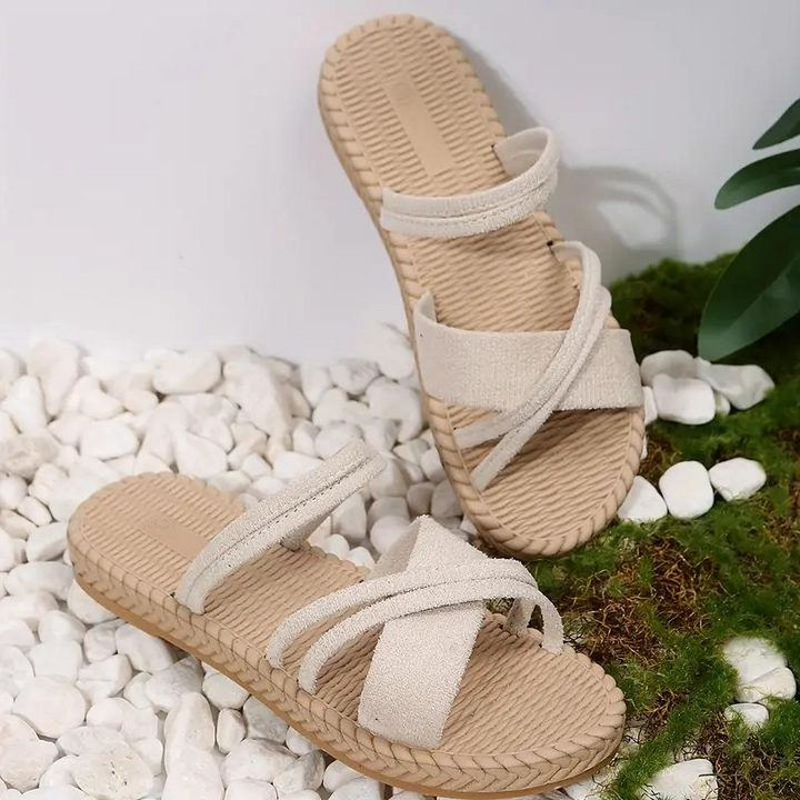 Cassidy Tofflor | Dam Snygga platta sandaler