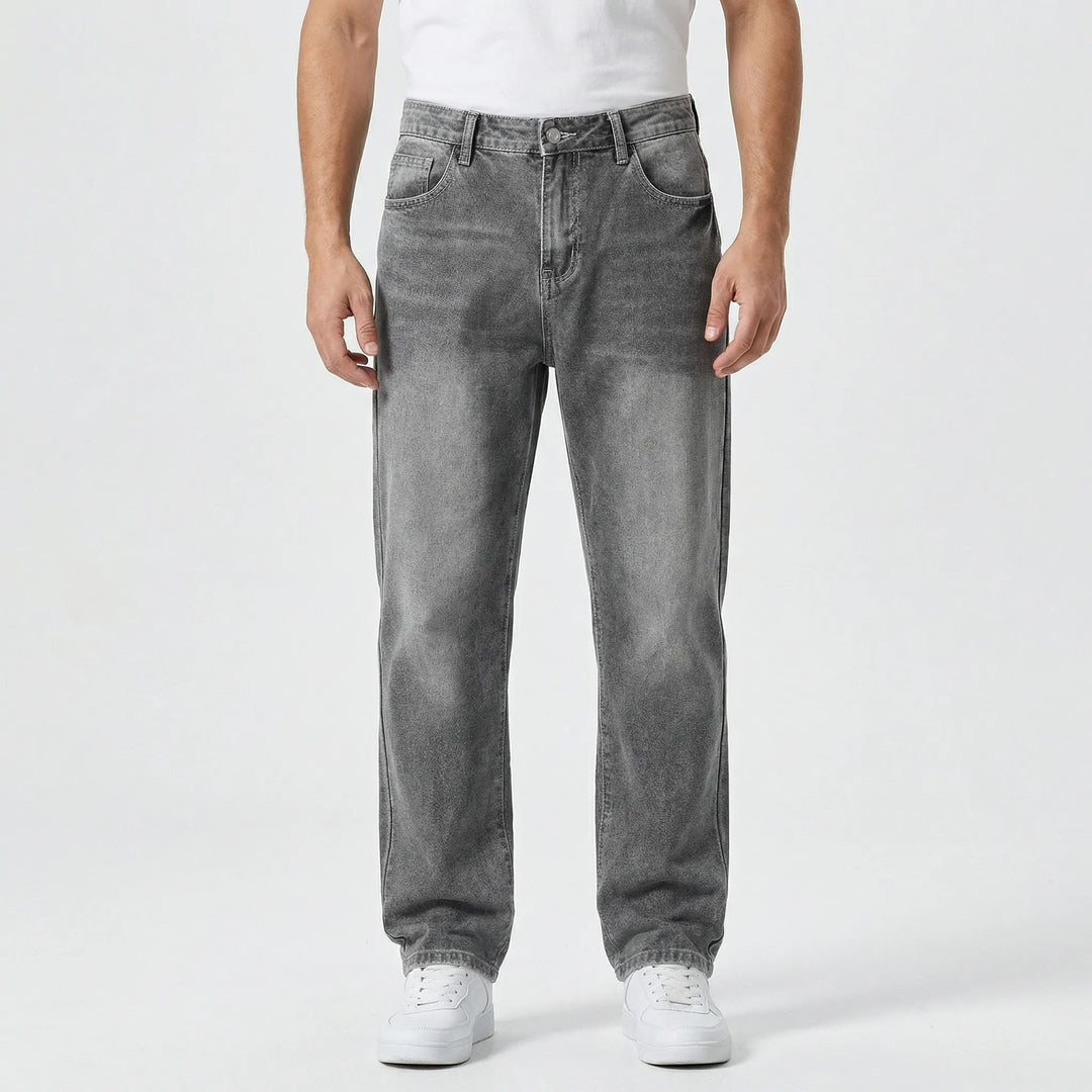 Avslappnade herrjeans med naturlig midja - Wendell