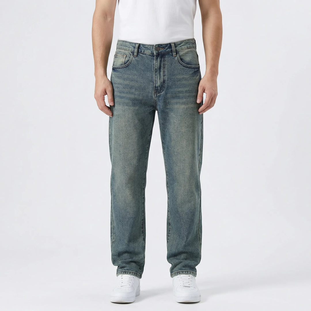 Avslappnade herrjeans med naturlig midja - Wendell