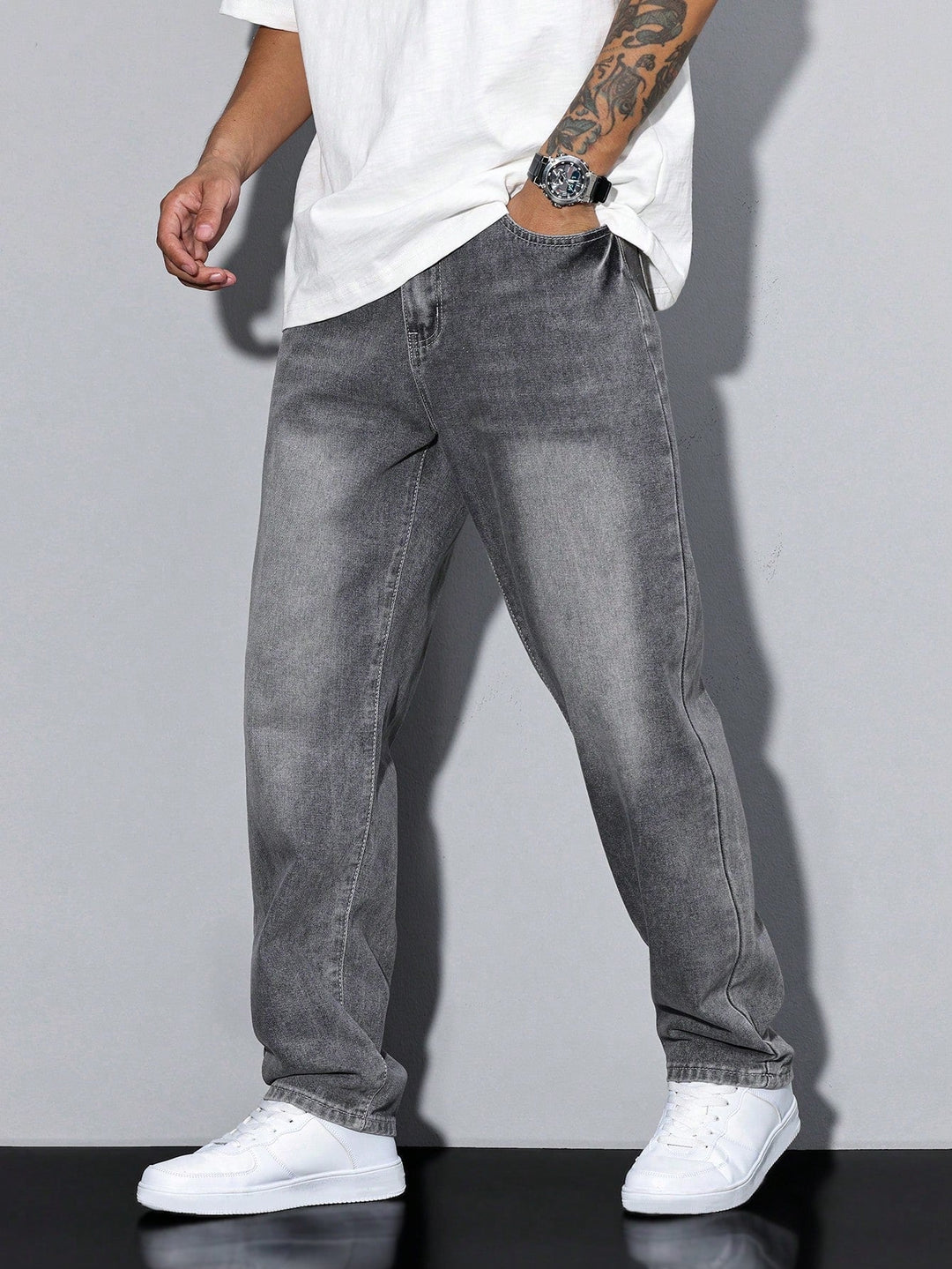 Casual jeans för herr med normal midja - Clifford