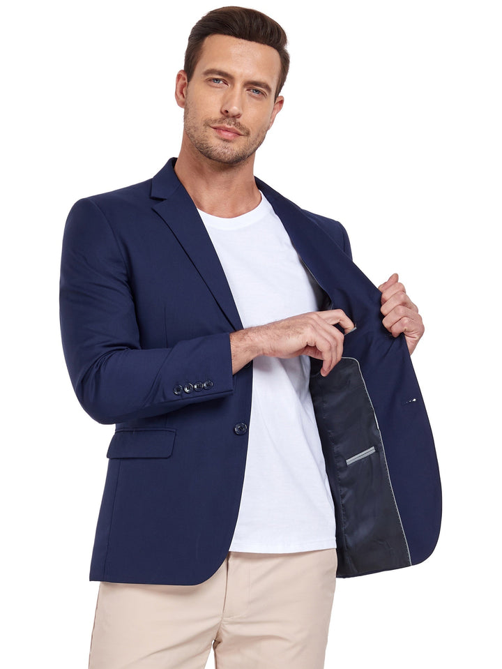 Klassisk herrblazer med notch-slag - Laurence
