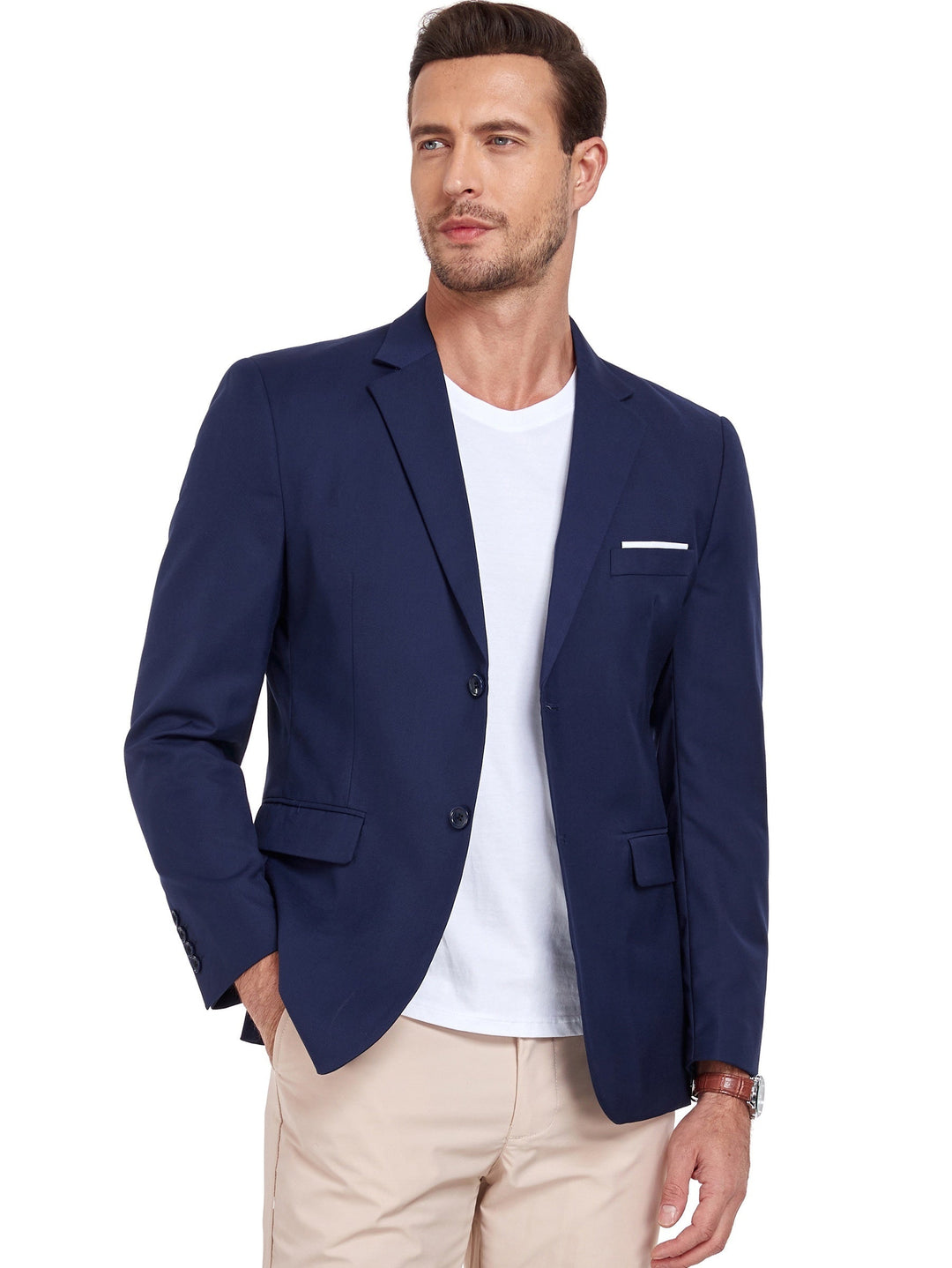 Klassisk herrblazer med notch-slag - Laurence